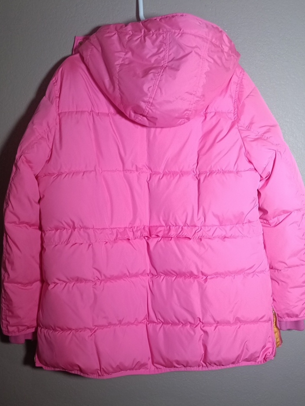 J. Crew Pink and Orange Signature Puffer - Picture 3 of 9